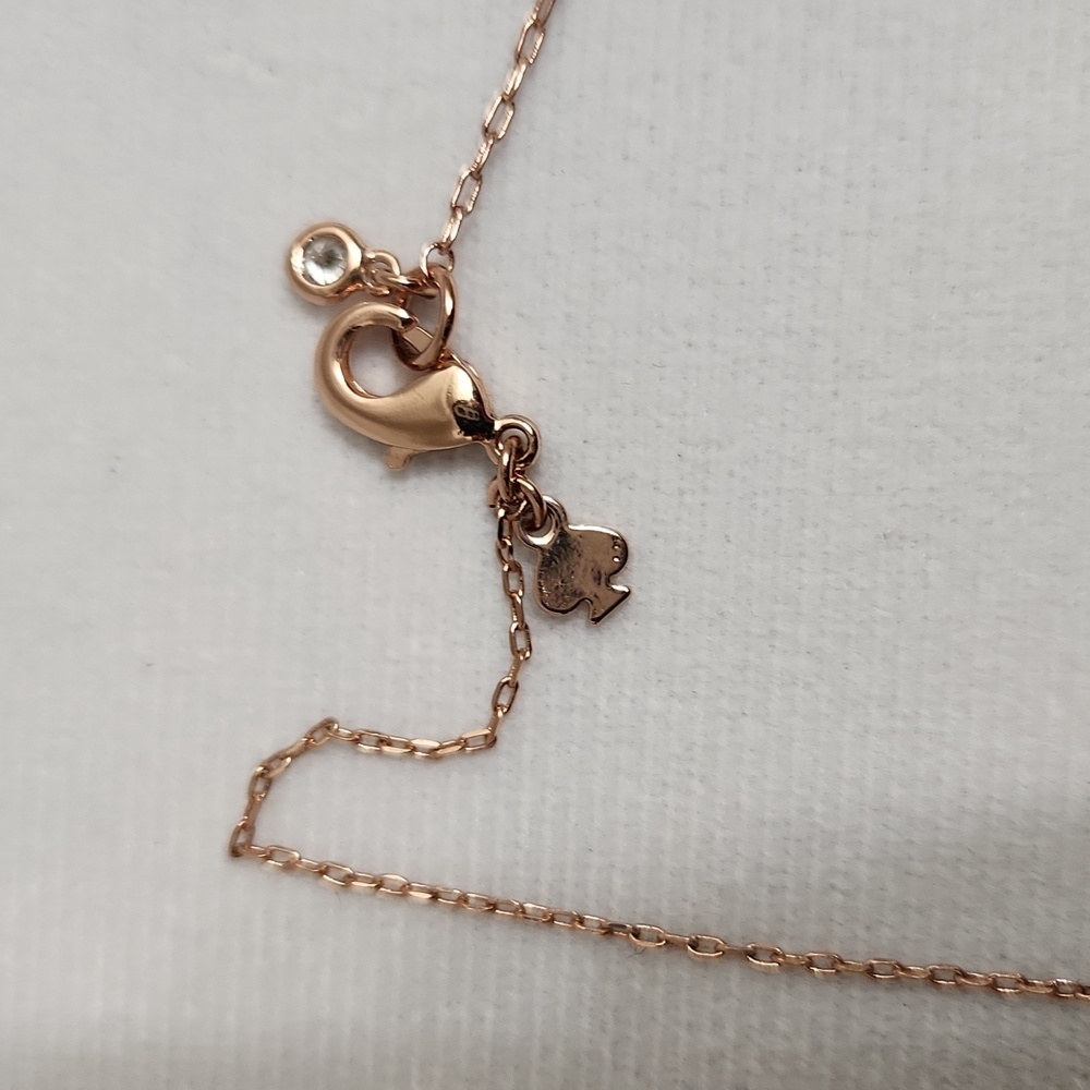 Kate Spade Shine On Rose Gold Floral necklace - Picture 7 of 7